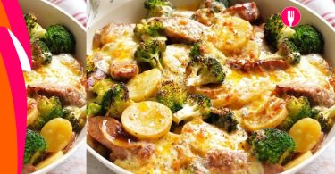 Delicious Cheesy Sausage and Potato Skillet Bake for a Flavorful Dinner